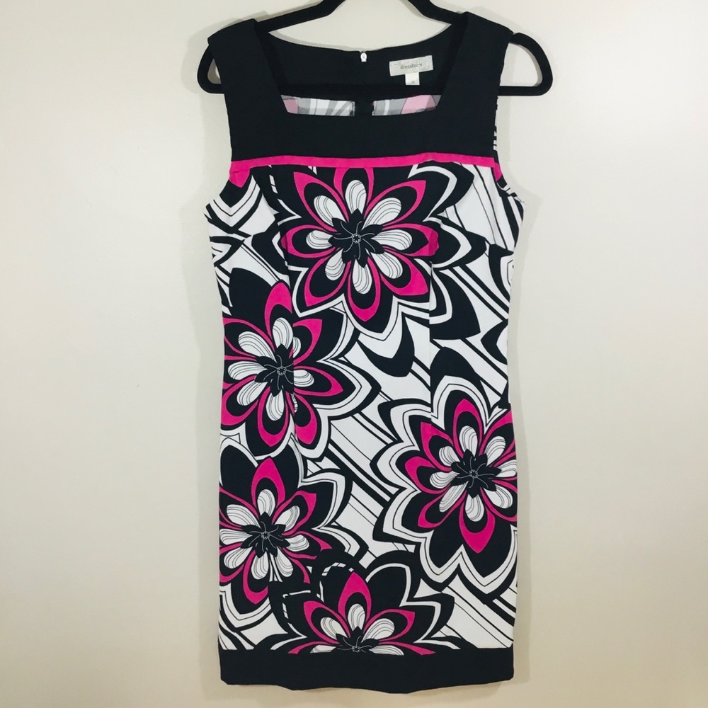 3/$10 DRESSBARN Floral Fitted Sheath Dress